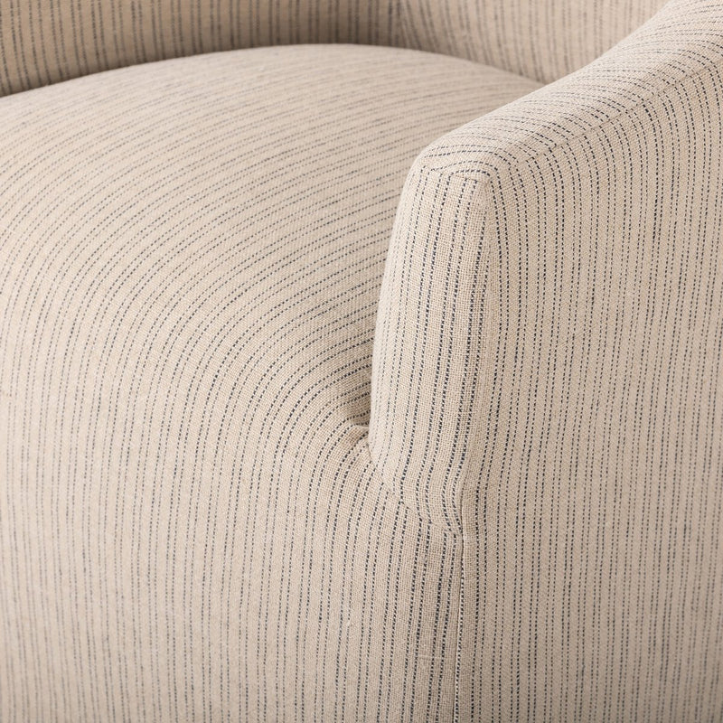 Cove Dining Chair With Casters - Laine Navy