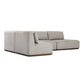 Adler Outdoor 4-Piece Sectional - Concha Fog