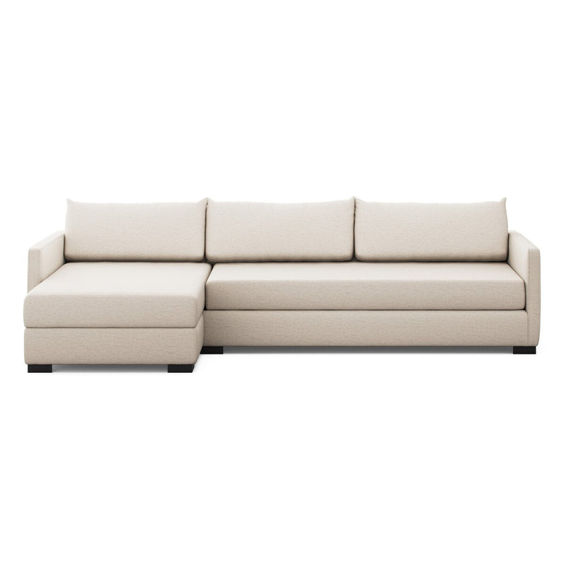 Wickham 2-Piece Sleeper Sectional - Crypton Nomad Snow