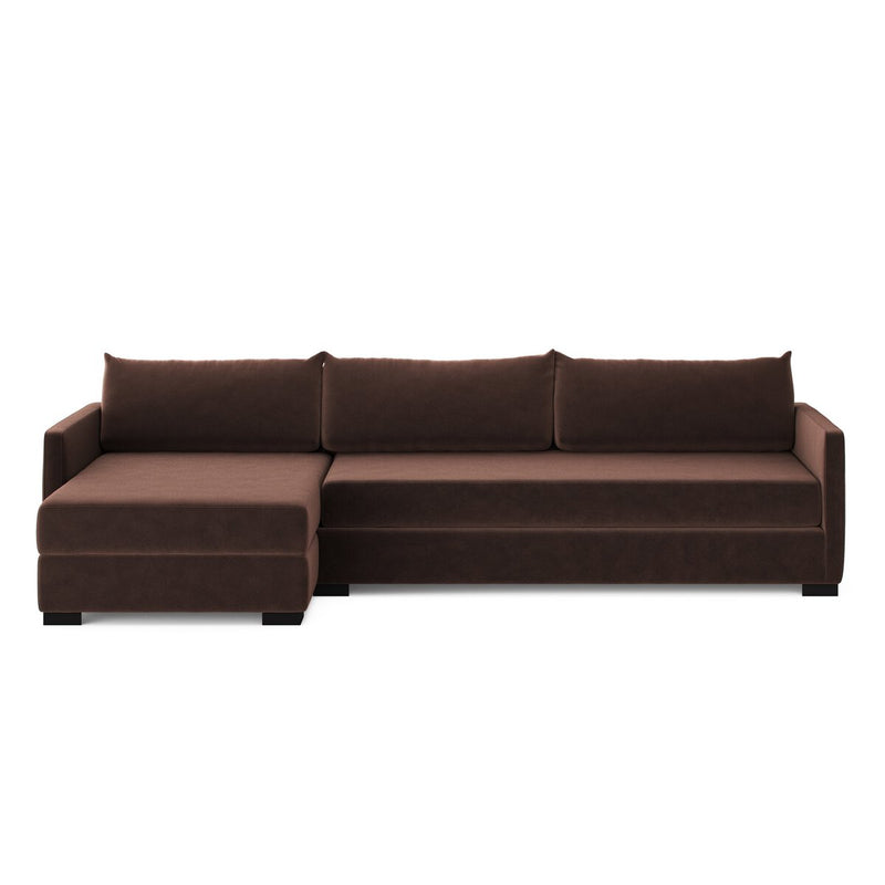 Wickham 2-Piece Sleeper Sectional - Surrey Cocoa