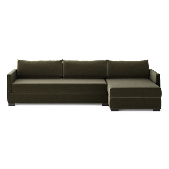 Wickham 2-Piece Sleeper Sectional - Surrey Olive
