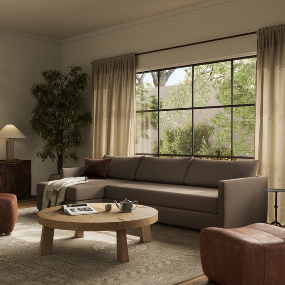 Wickham 2-Piece Sectional - Savoy Coffee