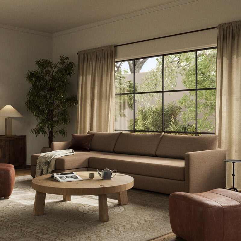 Wickham 2-Piece Sleeper Sectional - Crypton Nomad Mushroom