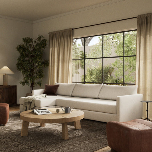 Wickham 2-Piece Sectional - Crypton Nomad Snow