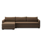 Wickham 2-Piece Sleeper Sectional - Crypton Nomad Mushroom