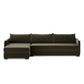 Wickham 2-Piece Sleeper Sectional - Surrey Olive