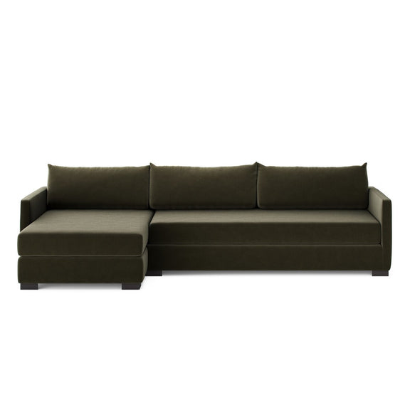 Wickham 2-Piece Sleeper Sectional - Surrey Olive