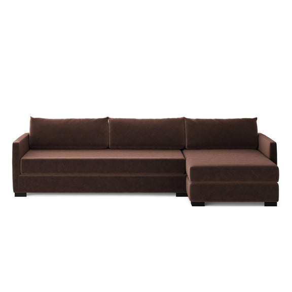 Wickham 2-Piece Sleeper Sectional - Surrey Cocoa