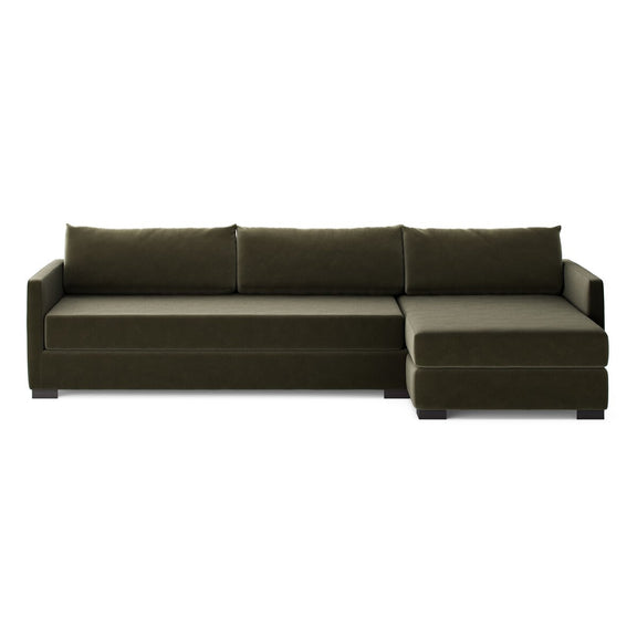Wickham 2-Piece Sleeper Sectional - Surrey Olive
