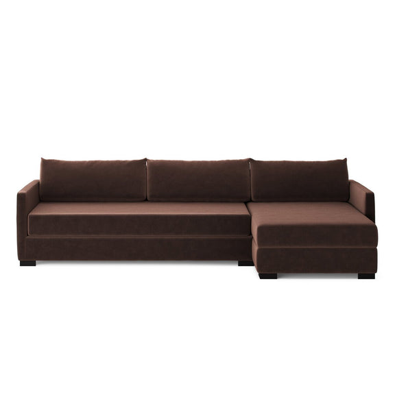 Wickham 2-Piece Sectional - Surrey Cocoa