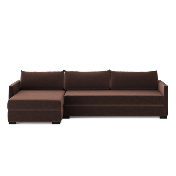 Wickham 2-Piece Sectional - Surrey Cocoa