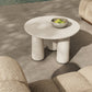 Rye Outdoor Nesting Coffee Table - Aged White Concrete