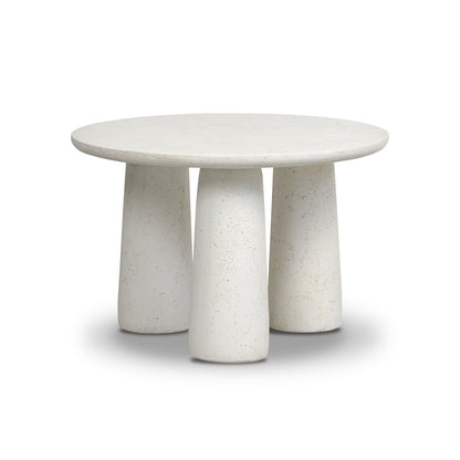 Rye Outdoor Nesting Coffee Table - Aged White Concrete