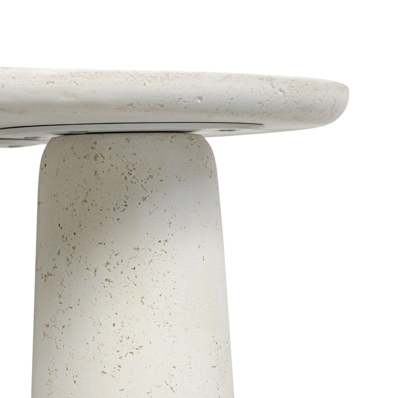 Rye Outdoor Nesting Coffee Table - Aged White Concrete
