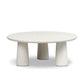 Rye Outdoor Nesting Coffee Table - Aged White Concrete