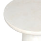 Rye Outdoor Nesting End Table - Aged White Concrete