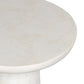 Rye Outdoor Nesting End Table - Aged White Concrete
