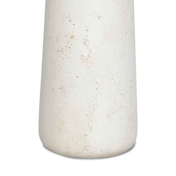 Rye Outdoor Nesting End Table - Aged White Concrete