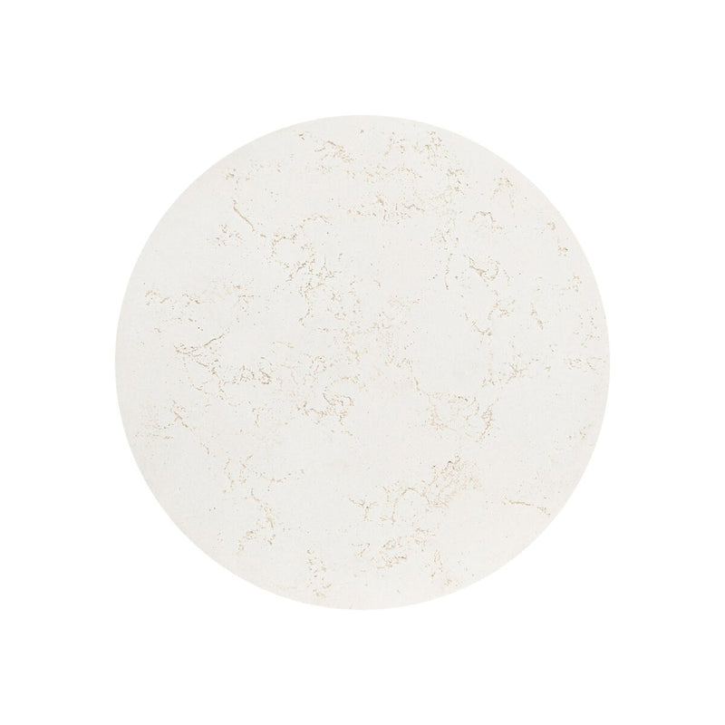 Rye Outdoor Nesting End Table - Aged White Concrete