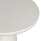 Rye Outdoor Nesting End Table - Aged White Concrete