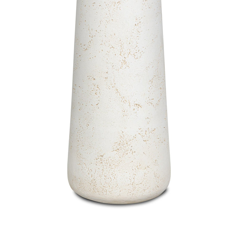 Rye Outdoor Nesting End Table - Aged White Concrete