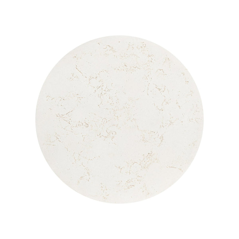 Rye Outdoor Nesting End Table - Aged White Concrete
