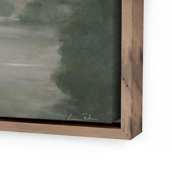 Into The Dawn by Lauren Fuhr — Rustic Walnut Floater