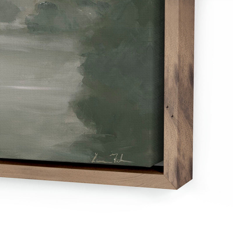Into The Dawn by Lauren Fuhr — Rustic Walnut Floater