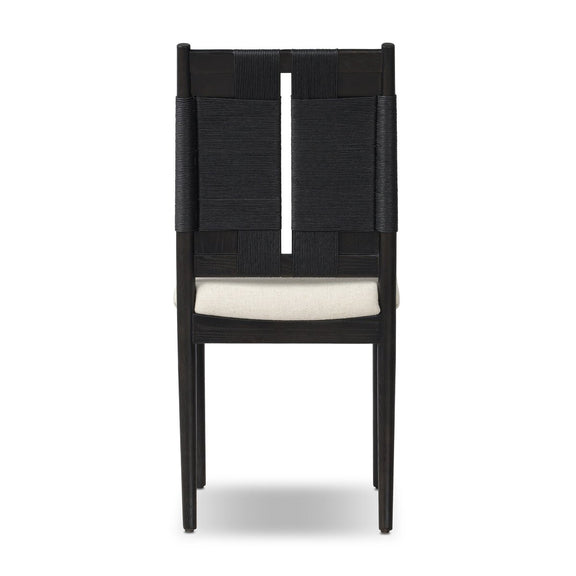 Harlee Dining Chair - Distressed Black Ash