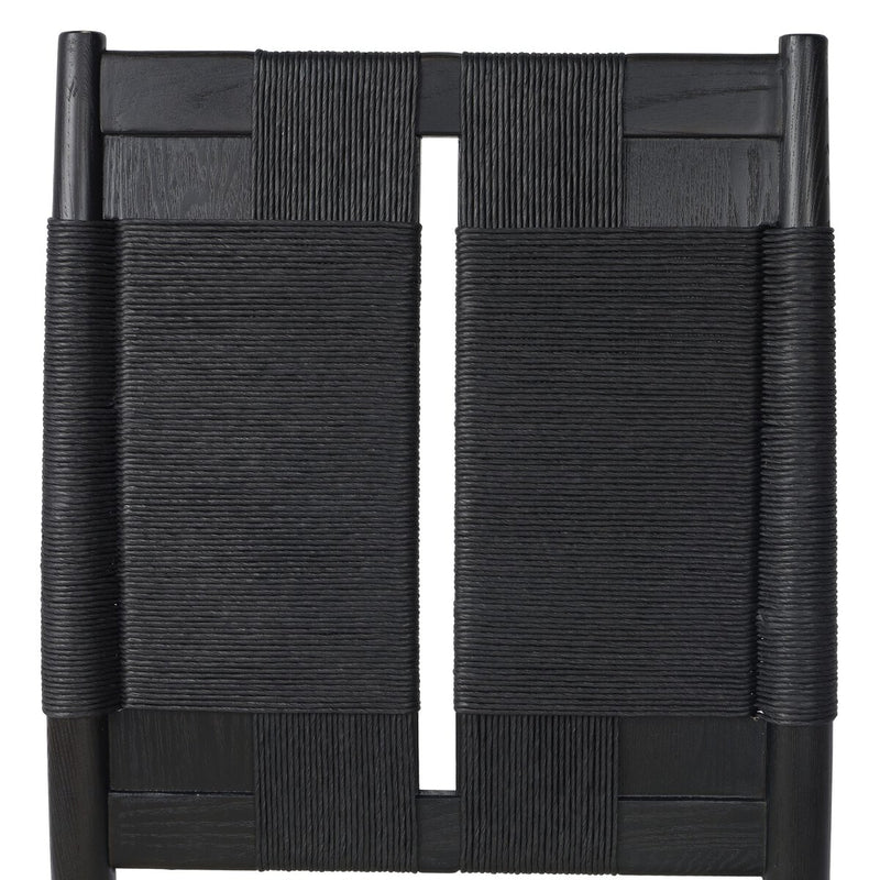 Harlee Dining Chair - Distressed Black Ash