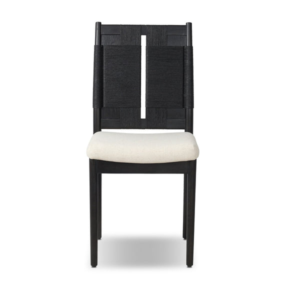 Harlee Dining Chair - Distressed Black Ash