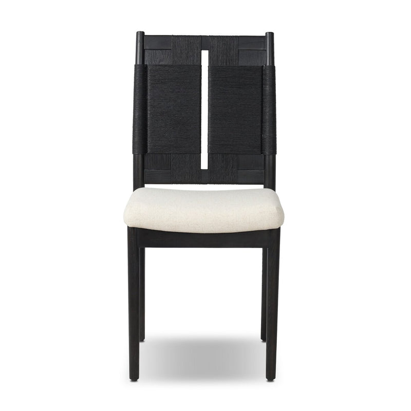Harlee Dining Chair - Distressed Black Ash