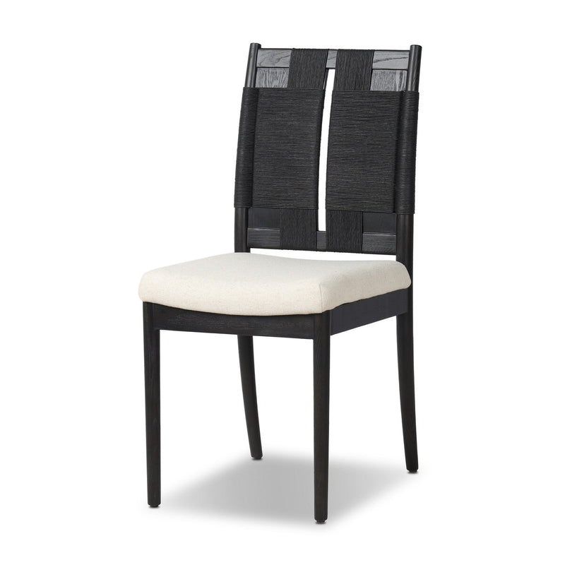Harlee Dining Chair - Distressed Black Ash