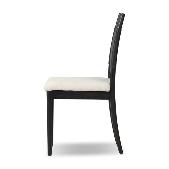 Harlee Dining Chair - Distressed Black Ash