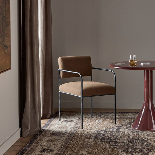 Fenn Dining Chair - Crypton Nomad Mushroom