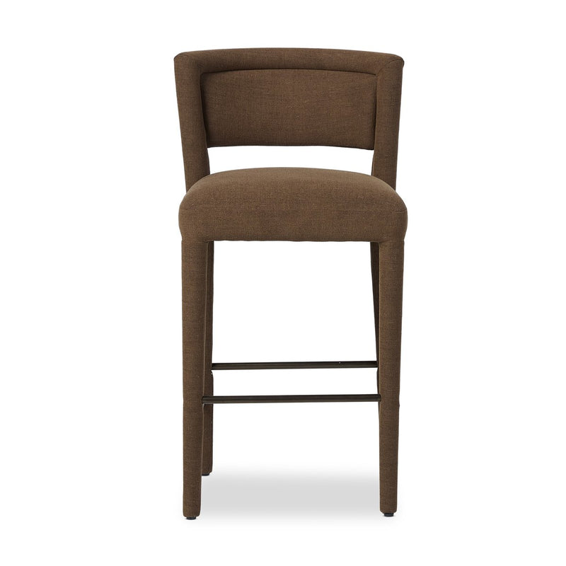 Beverly Bar + Counter Stool - Crypton Nomad Mushroom