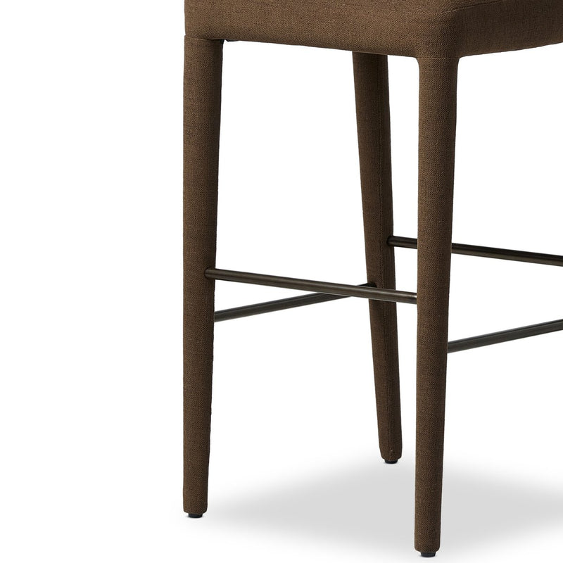 Beverly Bar + Counter Stool - Crypton Nomad Mushroom