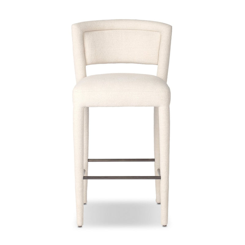 Beverly Bar + Counter Stool - Crypton Wayfarer Snow