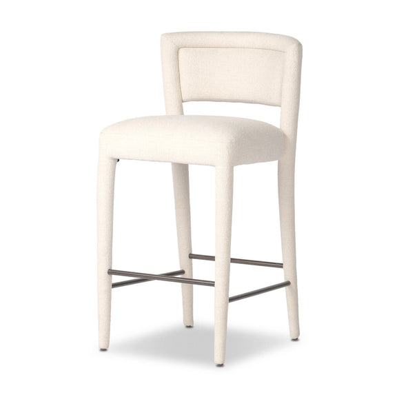 Beverly Bar + Counter Stool - Crypton Wayfarer Snow