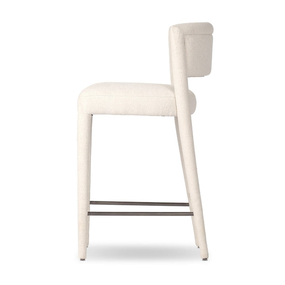 Beverly Bar + Counter Stool - Crypton Wayfarer Snow