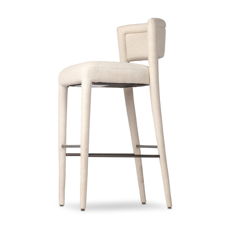 Beverly Bar + Counter Stool - Crypton Wayfarer Snow