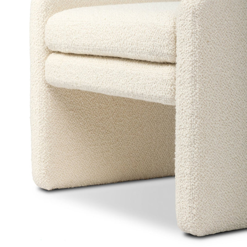 Serena Ottoman - Durham Cream
