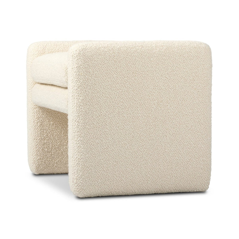 Serena Ottoman - Durham Cream