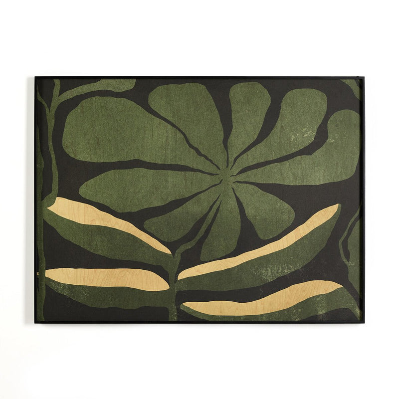 Macro Floral by Coup d'Esprit - Black Maple Floater