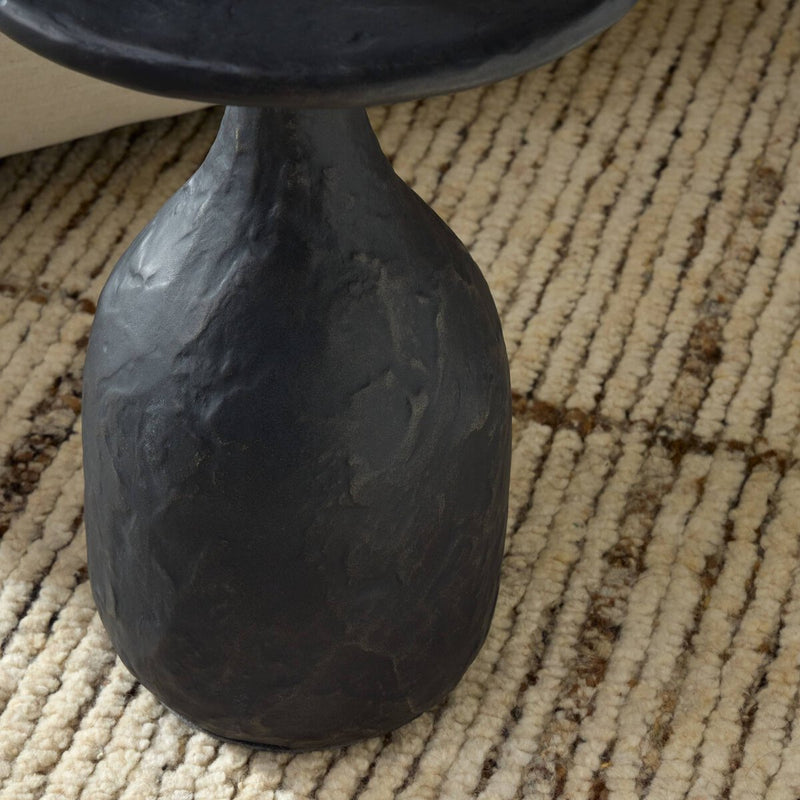 Cora Nesting End Table - Obsidian Concrete