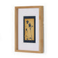 Vintage Blue Daisy by Shaina Page - White Oak