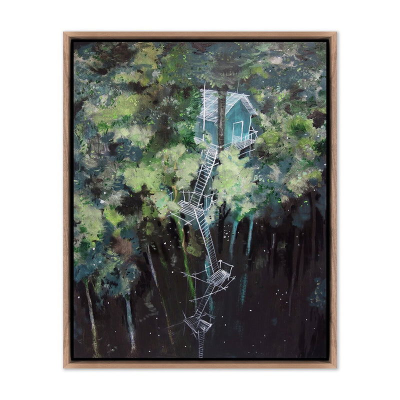 Up In The Trees by Peter De Boer - Rustic Walnut