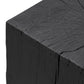 Vesto End Table - Black Resin