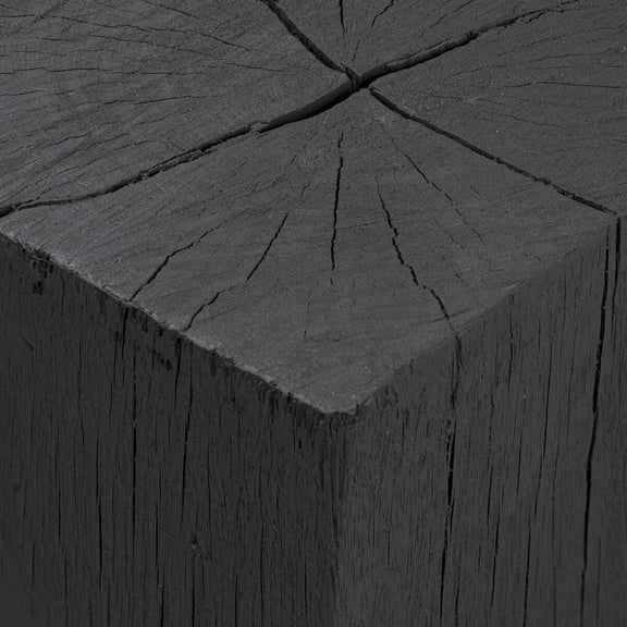 Vesto End Table - Black Resin