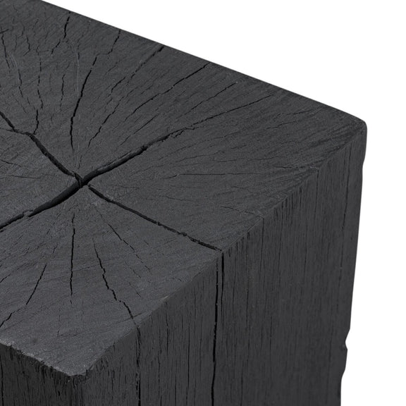 Vesto End Table - Black Resin